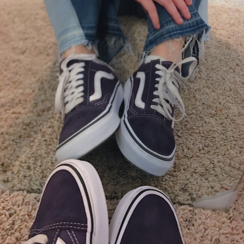 Grape purple vans old Skool sneakers